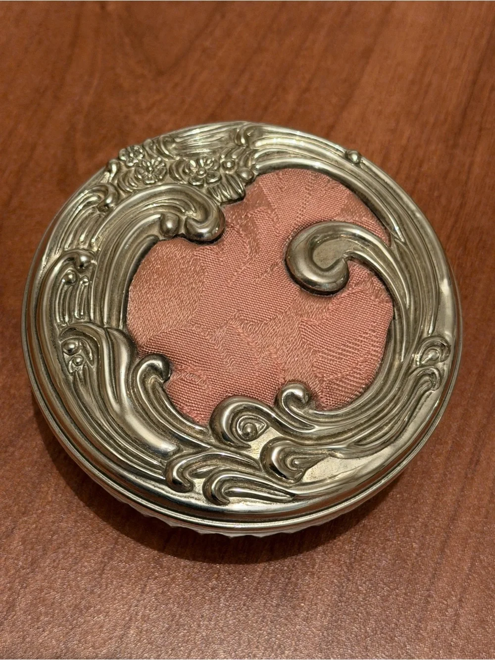 Vintage Silver Plated Powder Dish